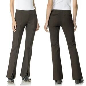 NWT Double D Ranch Rayanne Bootcut Pants Women's XL Brown Front Slit Western